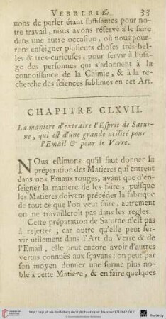 Chapitre CLXVII