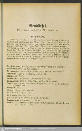 Neudörfel