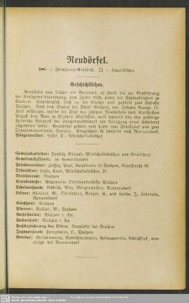 Neudörfel