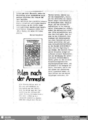 Polen nach Amnestie