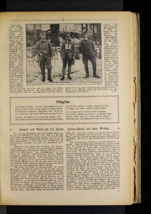 Kampf und Ruhe an der Front. Feldpostbrief aus dem Westen.