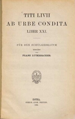 Titi Livii Ab urbe condita liber XXI