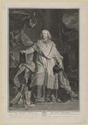 Bildnis des Jacobus Benignus Bossuet