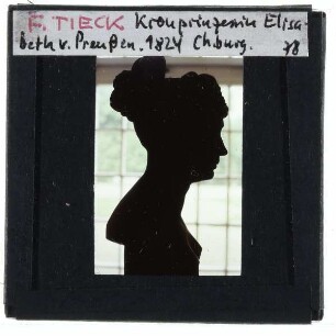 Tieck, Büste Kronprinzessin Elisabeth von Preußen : Profil