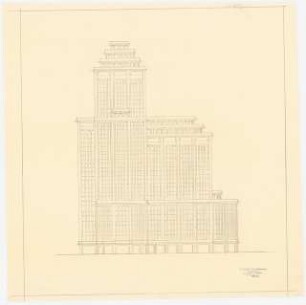 Hochhaus am Bahnhof Friedrichstraße, Berlin: Ansicht
