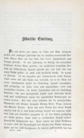 Historische Einleitung