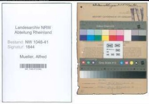 Entnazifizierung Alfred Mueller , geb. 25.08.1913 (Polizist)