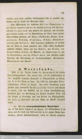 3. Naturkunde