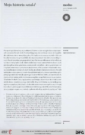 14: Moja historia sztuki