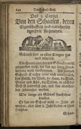 3. Von den Schaafen ...