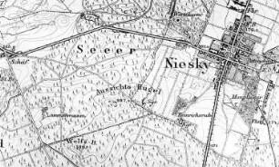 Niesky. Meßtischblatt, 1:25.000, Sekt. Niesky, 1886