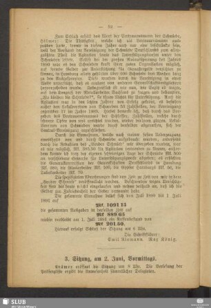 3. Sitzung, am 2. Juni, Vormittags