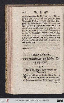 Zweyte Abtheilung: Von Norwegens natürlicher Beschaffenheit