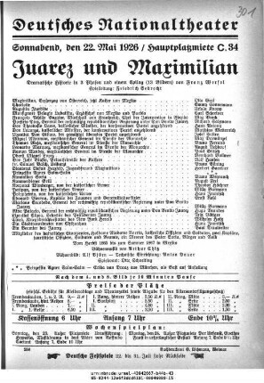Juarez und Maximilian