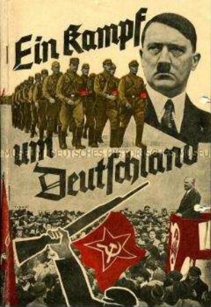 Propagandabroschüre über den Kampf der NSDAP um die Macht in Deutschland