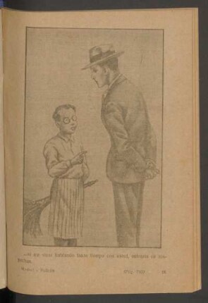 ... si me viese hablando tanto tiempo con usted, entraría en sospechas. - [Ilustración]