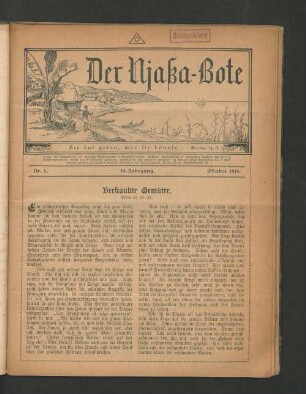 Nr. 4. Oktober 1918.
