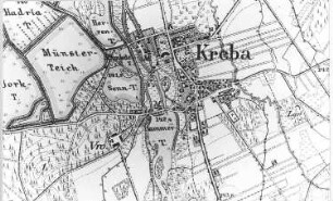 Kreba-Neudorf-Kreba. Meßtischblatt, 1:25.000, Sekt. Mücka