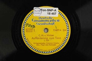 Aufforderung zum Tanz : I. Teil
