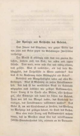 36-67 Zur Apologie und Geschichte des Gebetes