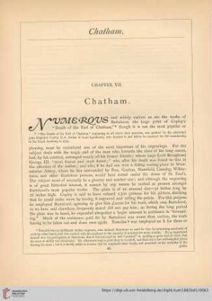 Chapter VII. Chatham