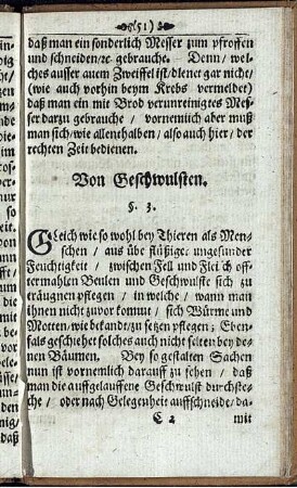§. 3. Von Geschwulsten