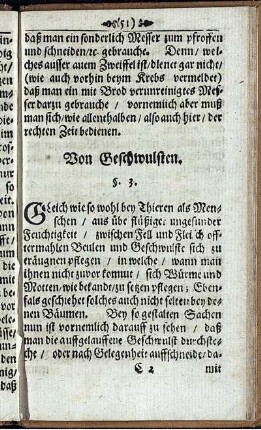 §. 3. Von Geschwulsten