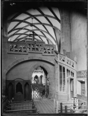 Lautenbach Katholische Wallfahrtskirche Maria Krönung Lettner (um 1488) Aufgang