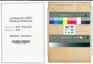 Entnazifizierung Hermann Baehren , geb. 09.10.1913 (Polizist)