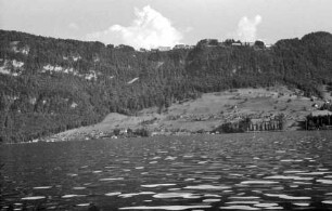 Luzern [Schweiz]: Bürgenstock vom See aus