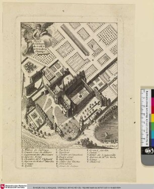 Plan de l'Abbaye de Port-Royal des champs