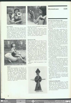 Zusammenarbeit Charkow-Halle : Informationen DDR
