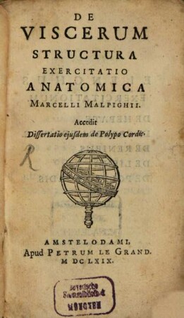 De viscerum Structura ... Exercitatio