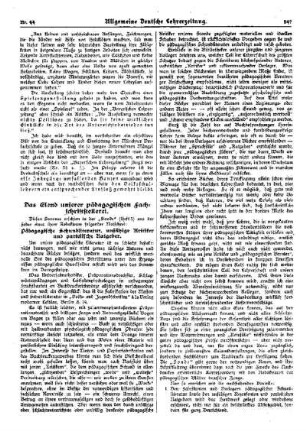 Das Elend unserer pädagogischen Fachschriftstellerei