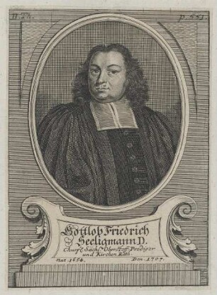 Bildnis des Gottlob Friedrich Seeligmann