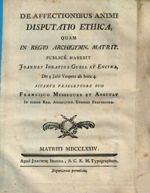 De affectionibus animi disputatio ethica
