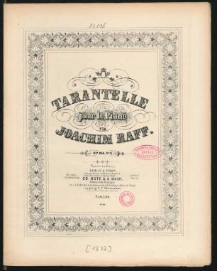 Tarantelle pour le piano op. 164, no 3