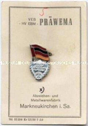 DSF (Gesellschaft für deutsch-sowjetische Freundschaft), Monat der deutsch-sowjetischen Freundschaft, montiert auf Karton
