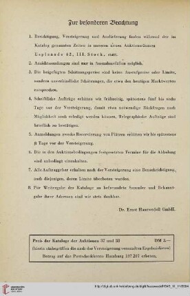Zur besonderen Beachtung