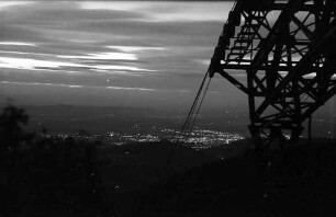 Schauinsland: Freiburgs Lichtermeer vom Schauinsland