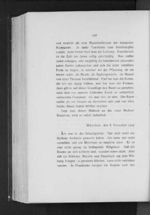 München, den 8. November 1909