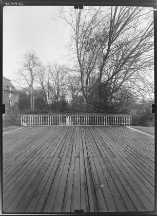 Bad Muskau. Landschaftspark. Schloßbrücke (Fußgängerbrücke, 1826)
