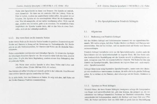 50-63, 5. Die Sprachphilosophie Friedrich Schlegels