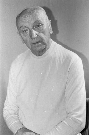 Porträt: Kurt Heine, Fotograf : Portret: Kurt Hajna, fotograf