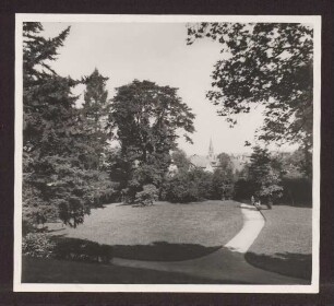 Palaisgarten. Detmold. Neustadt. Papierabzug