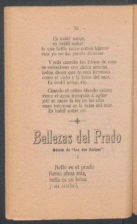 Bellezas del Prado : Música de "Los dos amigos"