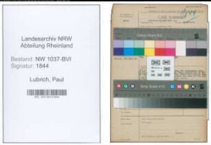 Entnazifizierung Paul Lubrich , geb. 19.10.1897 (Pflasterer)