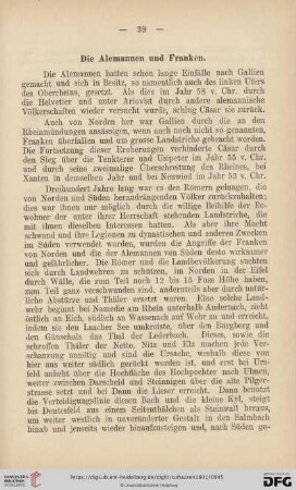 Die Alemannen und Franken