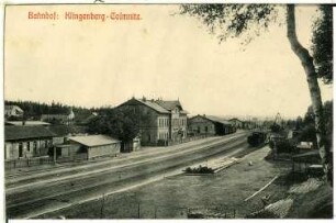 Klingenberg. Bahnhof : Klingenberg in Sachsen. Bahnhof