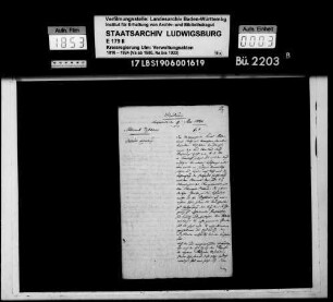 Medizinalvisitation von 1840